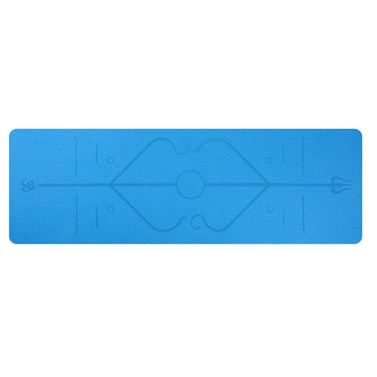 Non-Slip Yoga Mat with Alignment Lines - Buyerana