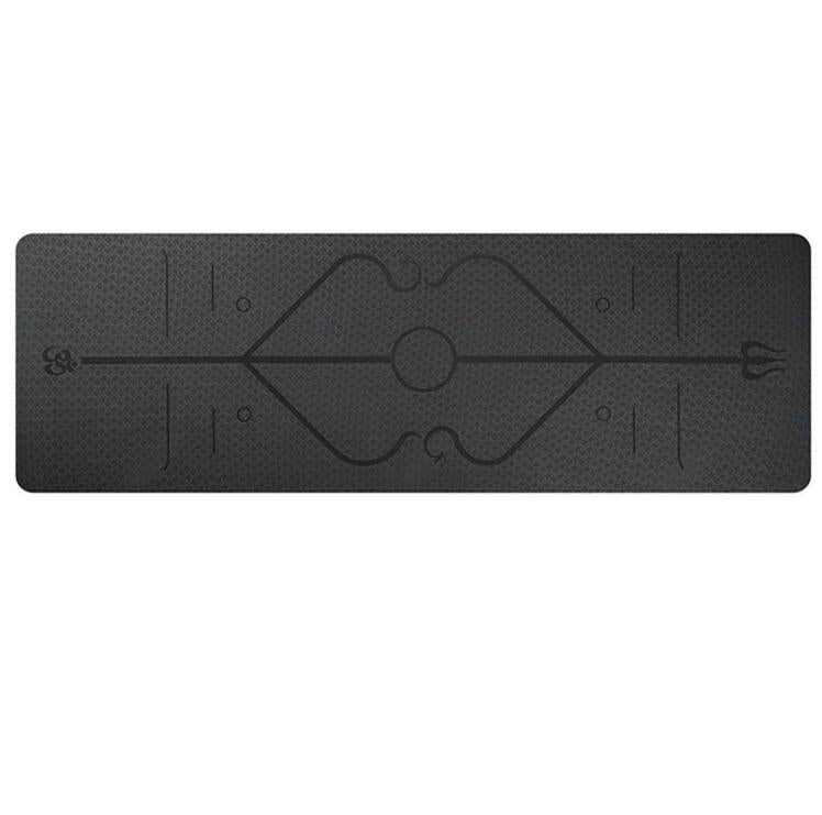 Non-Slip Yoga Mat with Alignment Lines - Buyerana