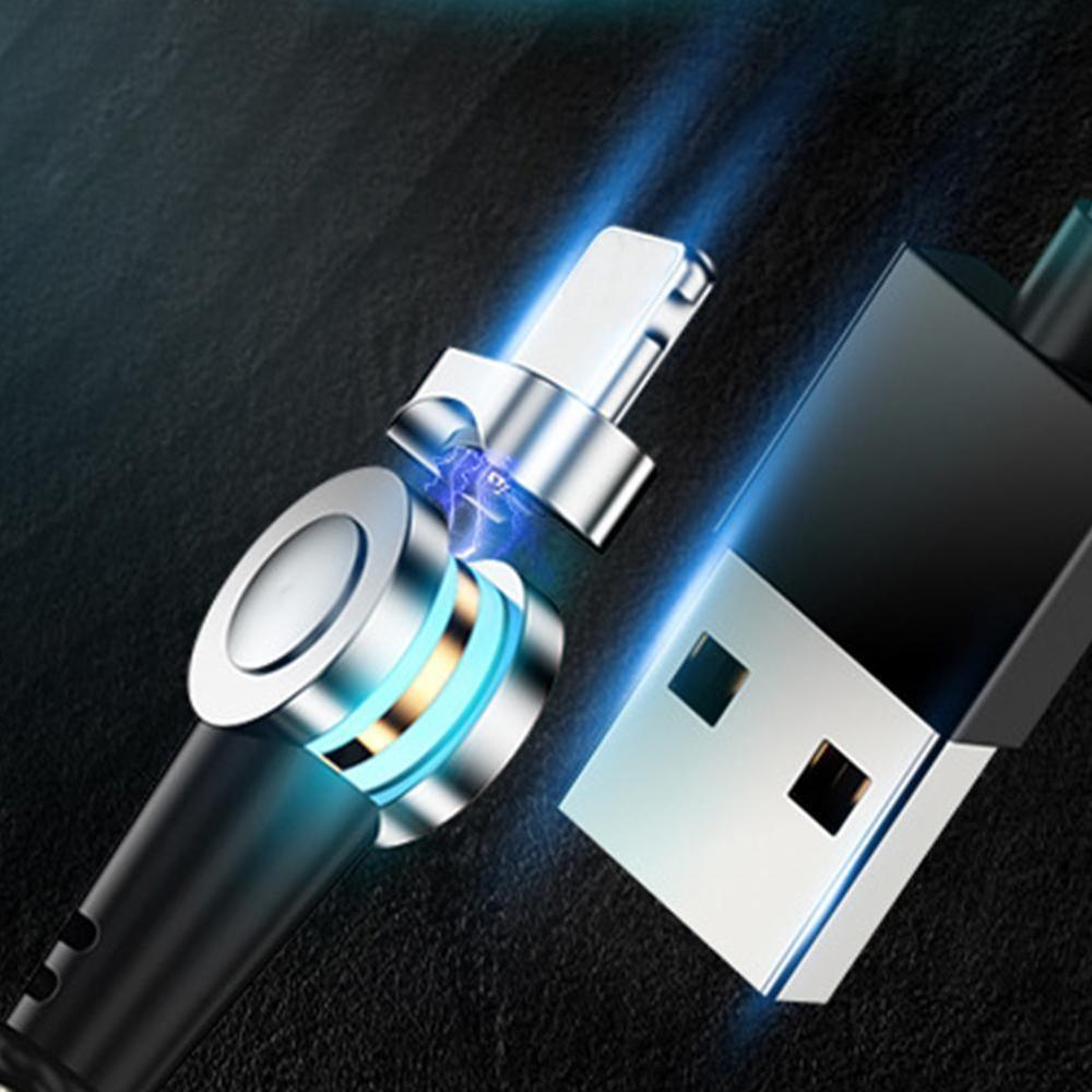 Magnetic USB Charging Cable 180° Rotate - Buyerana