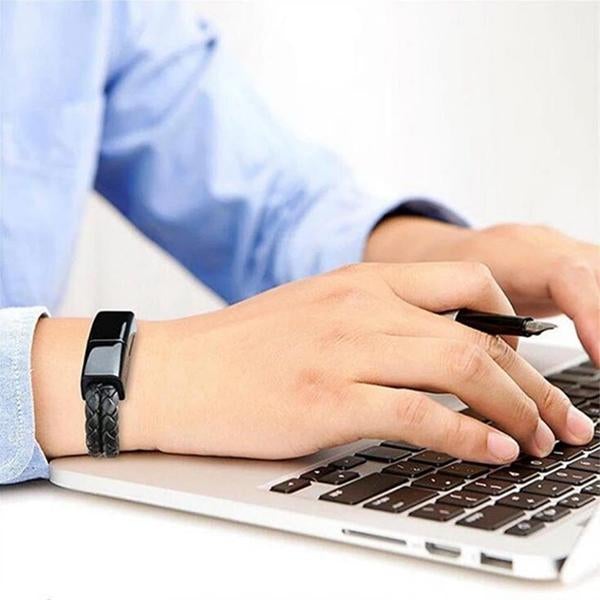 USB Bracelet Charger – Leather Design - Buyerana