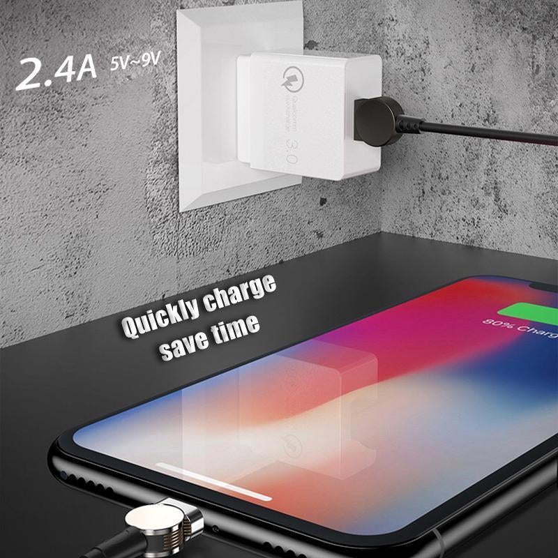 Magnetic USB Charging Cable 180° Rotate - Buyerana