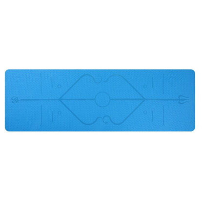 Non-Slip Yoga Mat with Alignment Lines - Buyerana