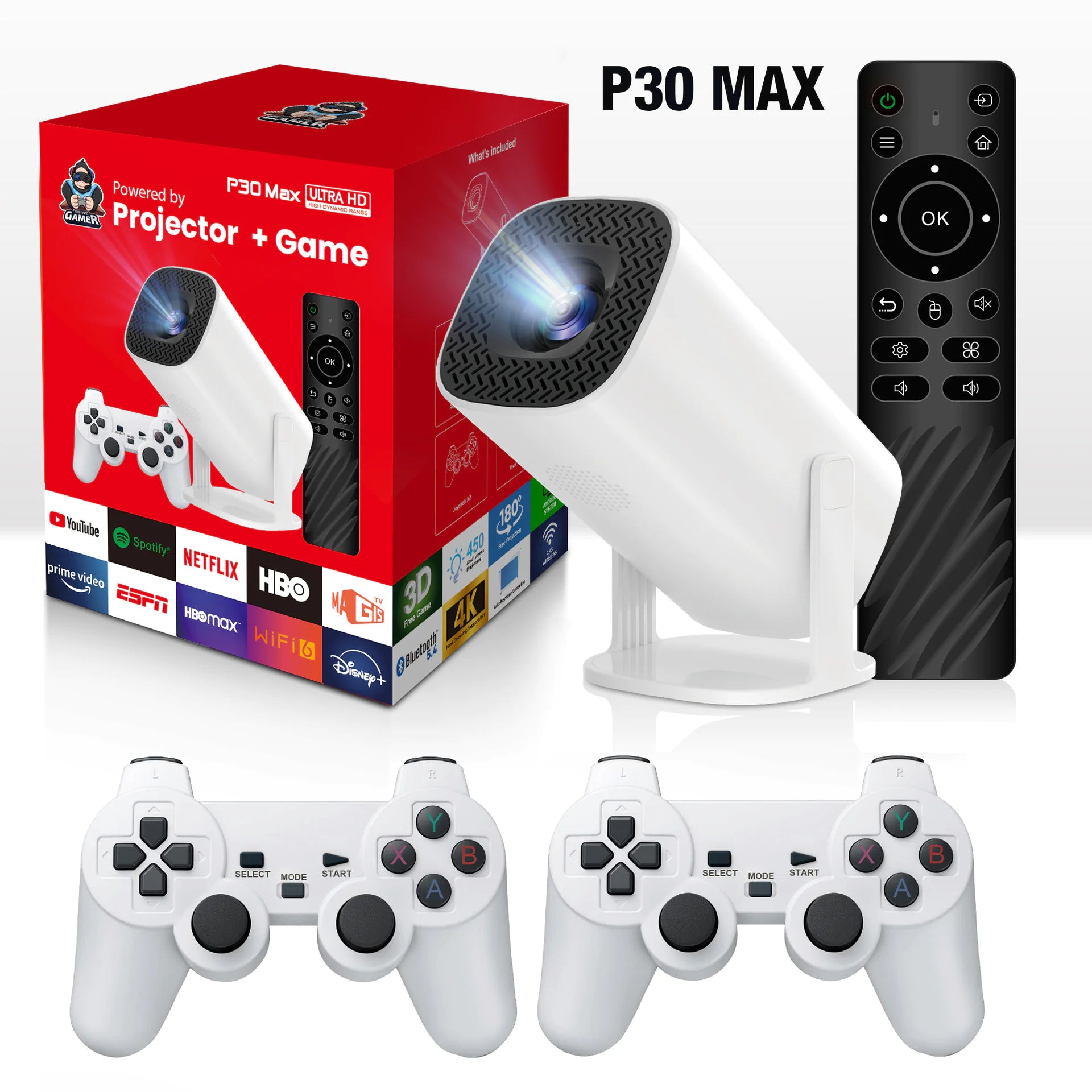 Portable Wireless HD Game Projector - Buyerana