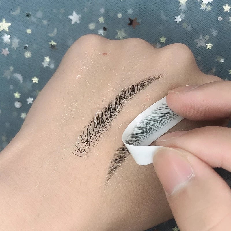 4D Waterproof Eyebrow Tattoo Stickers - Buyerana