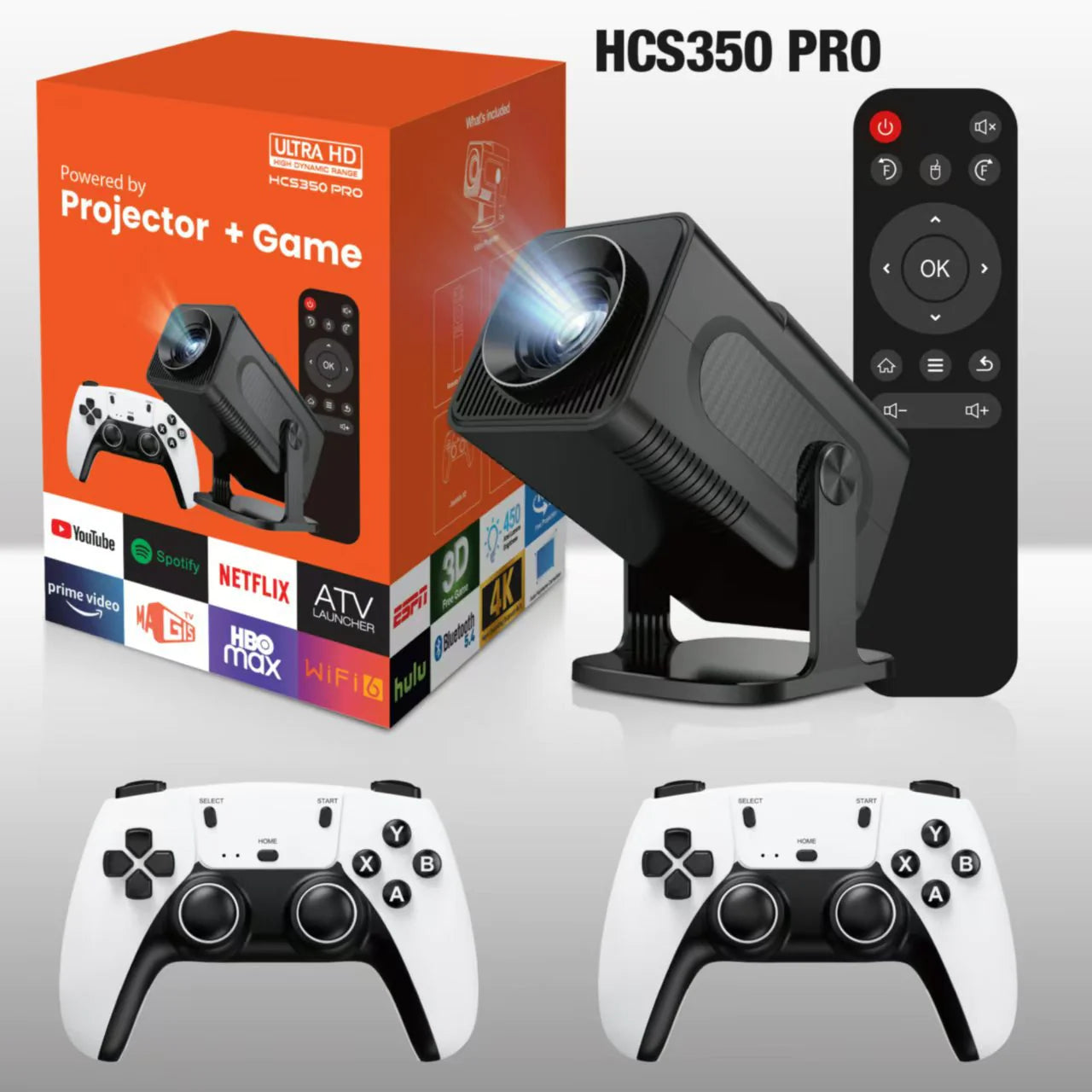 Portable Wireless HD Game Projector - Buyerana
