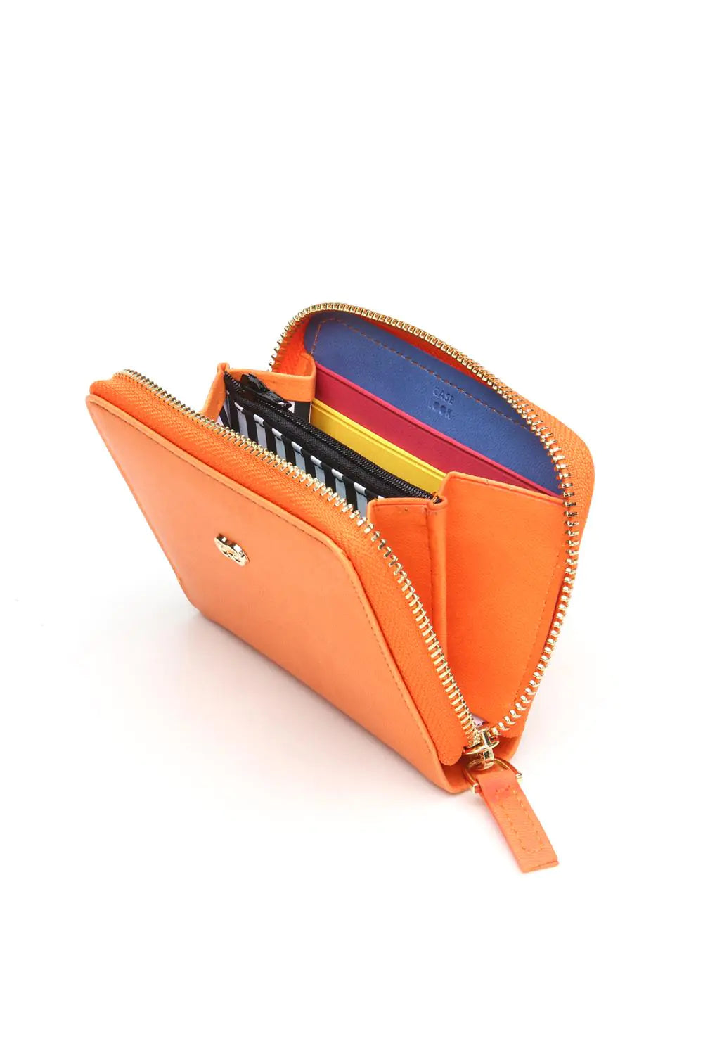 Case Look Women's Orange Wallet with Slogan Juno Sky 01 - Buyerana