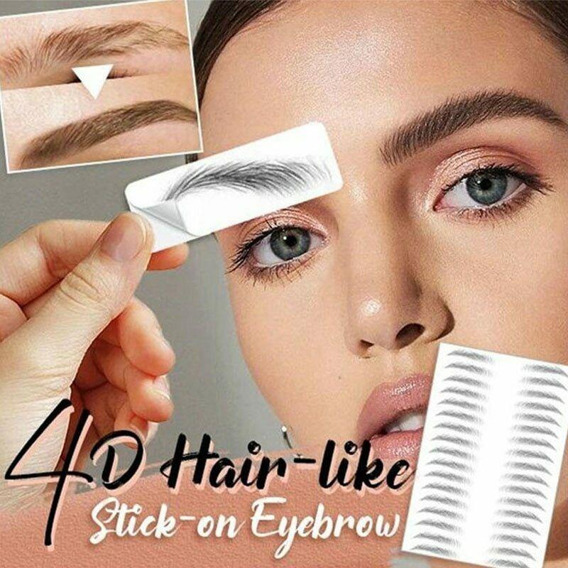 4D Waterproof Eyebrow Tattoo Stickers - Buyerana