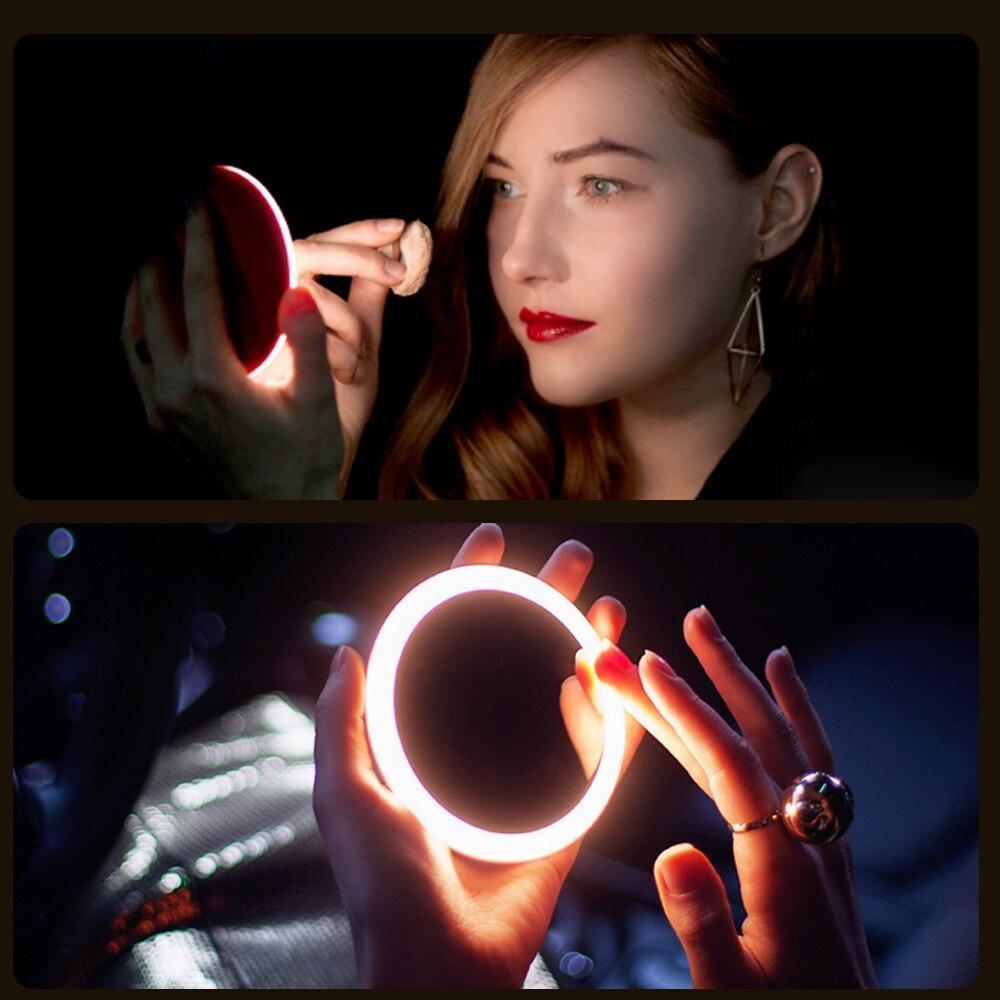 Rechargeable LED Handheld Makeup Mirror - Buyerana