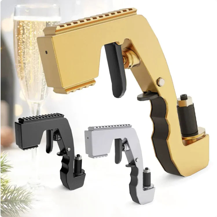 Premium Alloy Adjustable Champagne Gun – Bar Party Prop & Holder - Buyerana