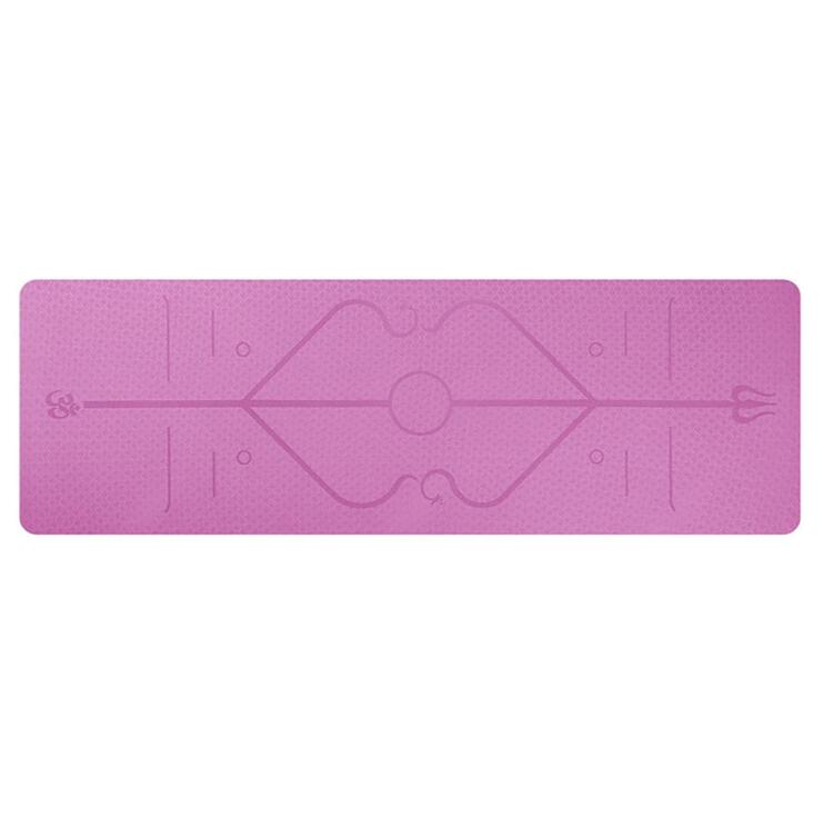 Non-Slip Yoga Mat with Alignment Lines - Buyerana